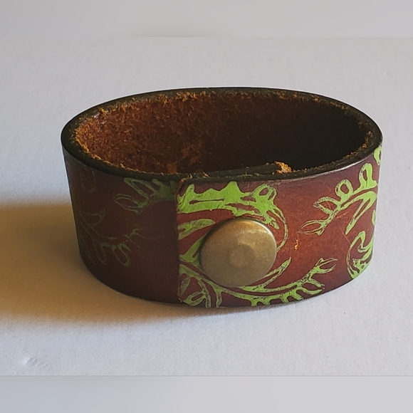 Vtg. Genuine Leather Strap - Picture 4 of 5